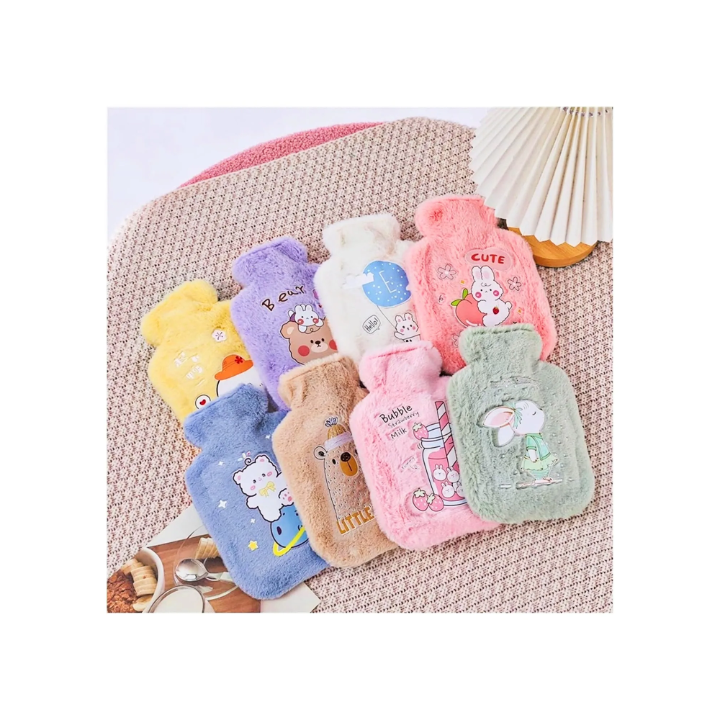 large capacity hot water bag with plush cover