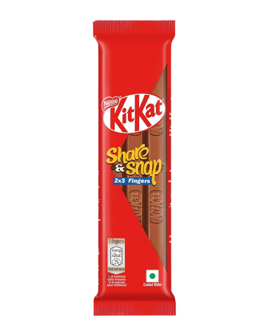 Snapped Kitkat Nestlé KitKat Share & Snap 2x3 Fingers – Crispy Wafer Chocolate Bar